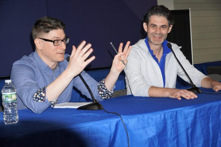 James and Matt at the Q&A