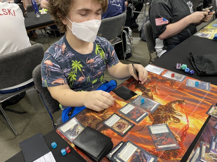 Jack Stoney, sole Rhinar player in day two of the Pro Tour