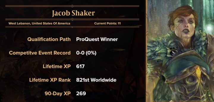 Jacob Shaker Player Profile