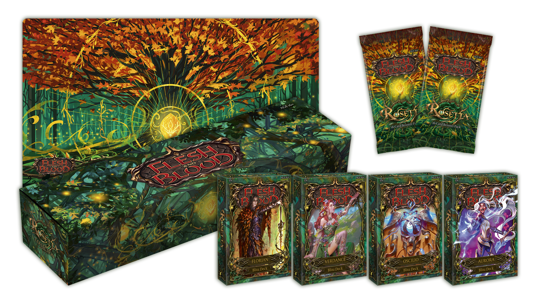 FaB フレッシュ＆ブラッド 英語版「Rosetta」ブースタ 2 BOX FaB フレッシュ＆ブラッド 英語版「Rosetta」ブースタ 2 BOX FaB