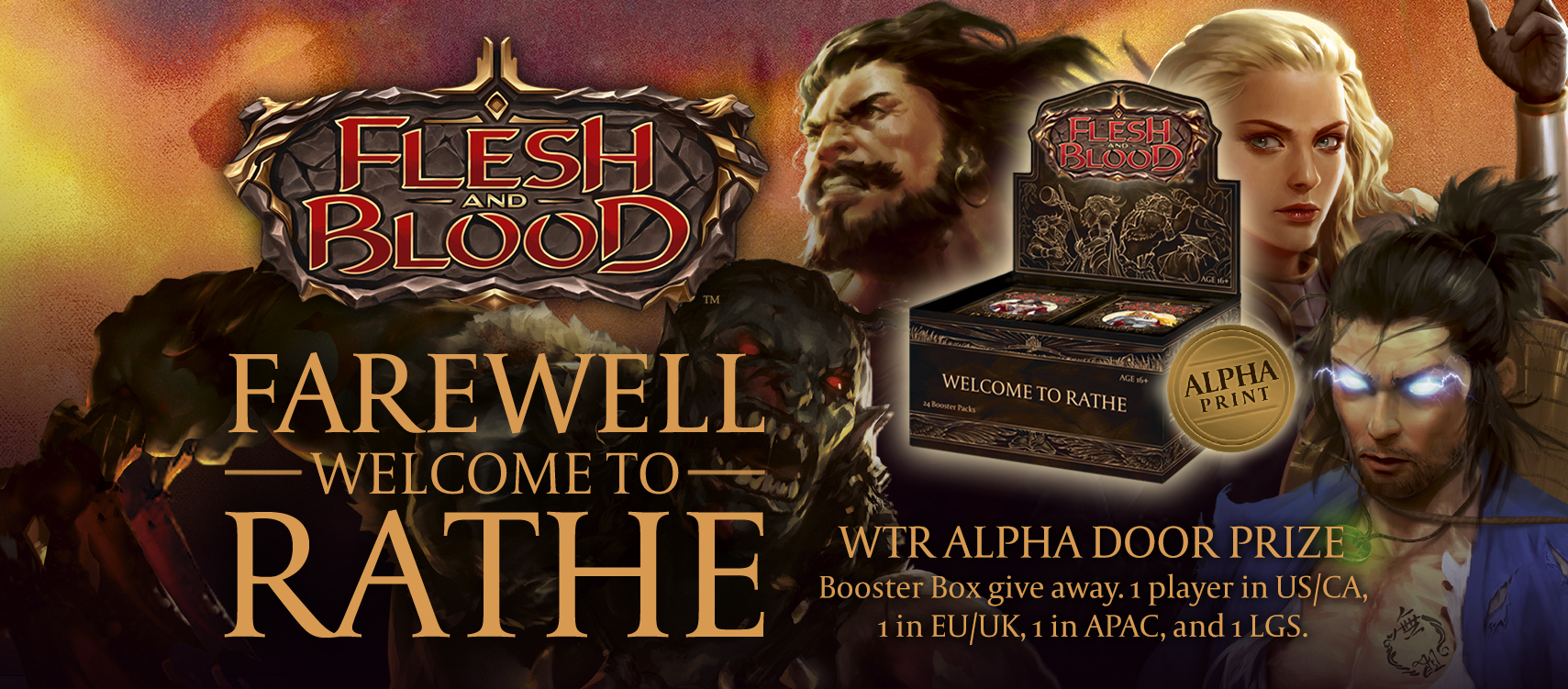 Farewell Welcome to Rathe - Flesh and Blood TCG