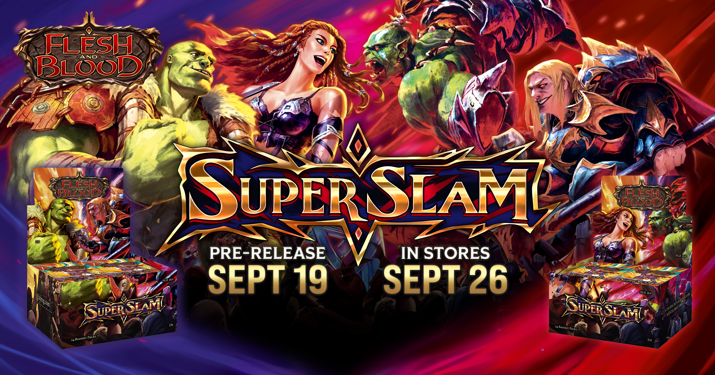 【FaB】　闘魂激突　SUPERSLAM プレリキット Super Slam Pre-Release Events - Flesh and Blood TCG