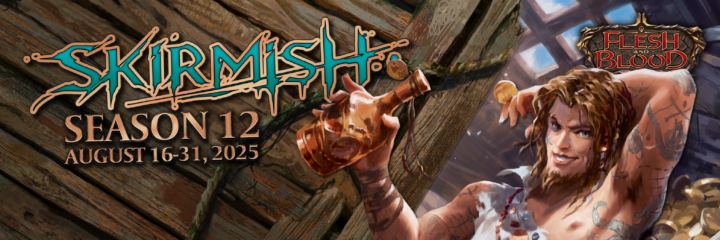 Skirmish Season 12 X Banner