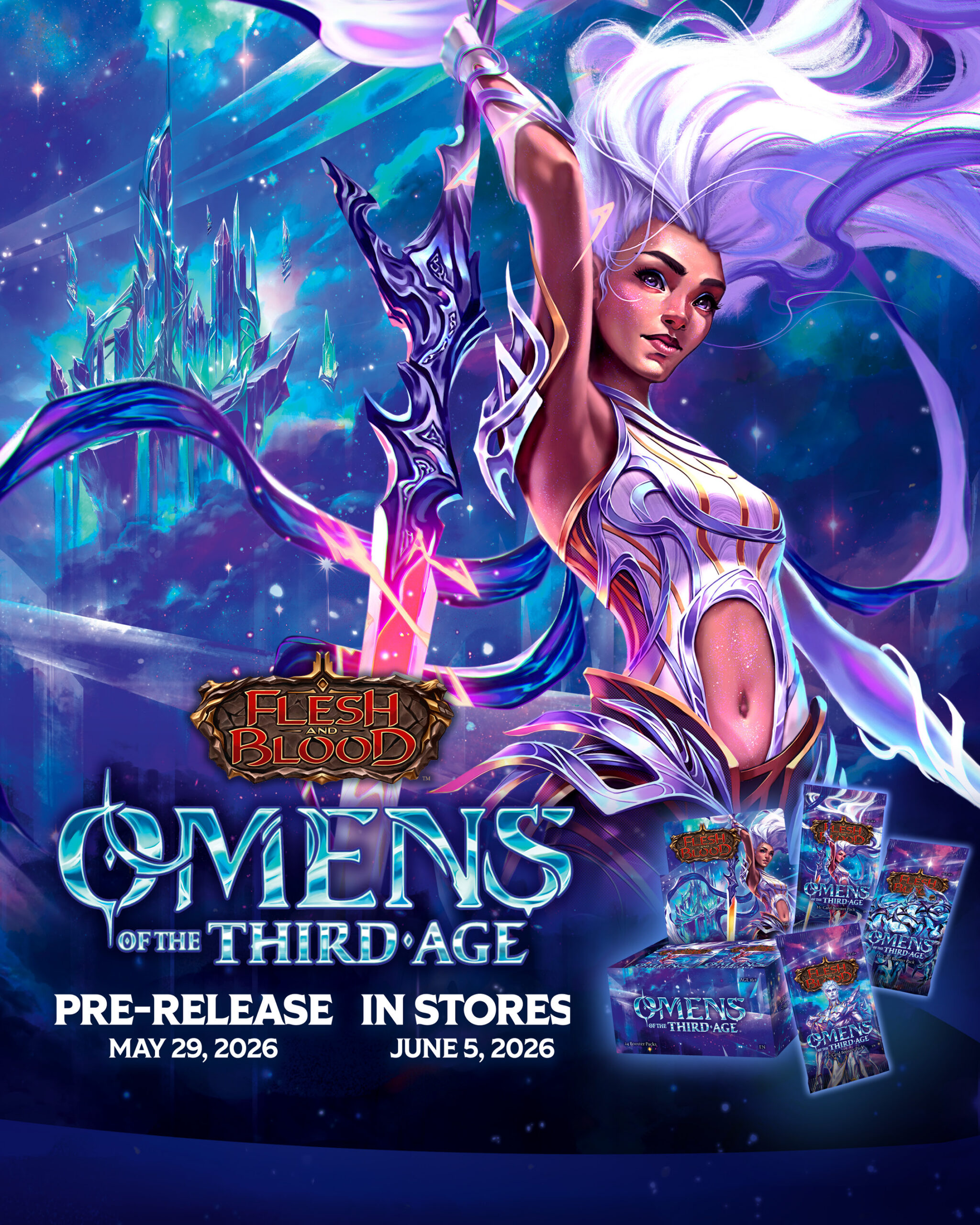 Omens of the Third Age Marketing Assets - フレッシュ＆ブラッドTCG