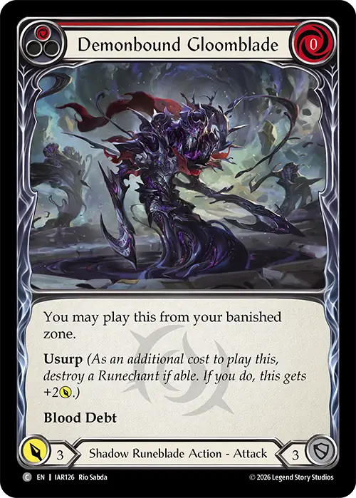 Usurp the Shadow Throne - Flesh and Blood TCG